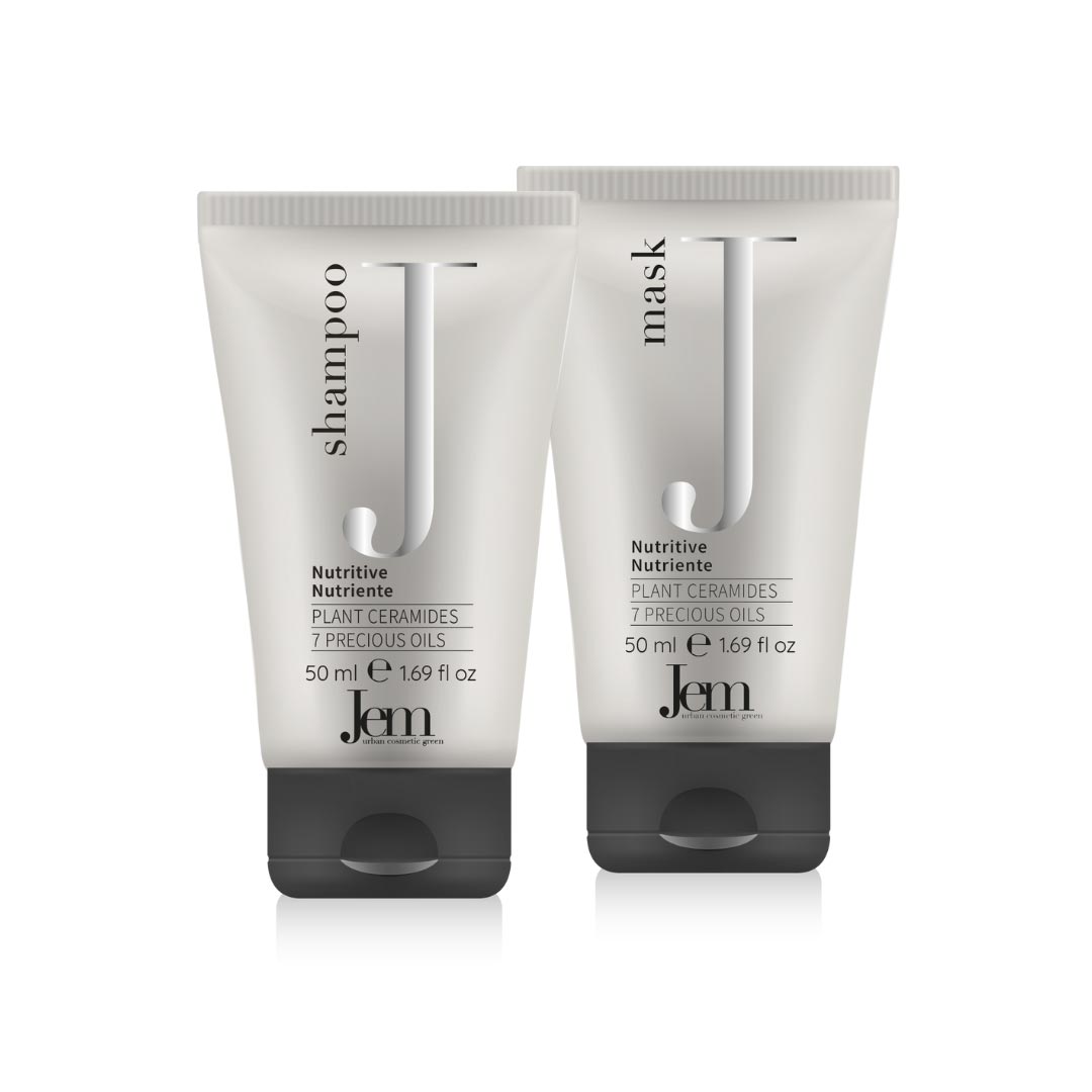NUTRITIVE-TUBES MINI KIT NUTRITIVE 50+50 - SHAMPOO + MASK - Image 1